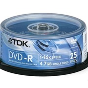 Носитель данных дисковый dvd+r 4.7gb 16x cakebox 25 шт. В уп. фото