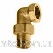 Американка латунная, угловая НВ 2“ фото