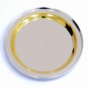 Блюдо серебро Ag 925° пробы с золотым покрытием, вес - 230.39грамм.Код: 13193002 фотография