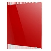 Стеклянный дизайн-радиатор Теплолюкс FLORA Красный фотография
