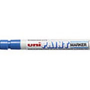 Маркер перманент промышленный UNI Paint PX-21, 0,8-1,2мм, голубой фотография