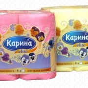 Туалетная бумага «Карина-Элит» цветная фото