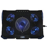 Охлаждающие подставки для ноутбука Радиатор охлаждения с 5 вентиляторами Регулируемая высота для ноутбуков до фото