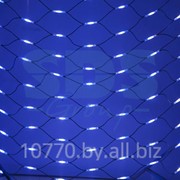 Гирлянда - сеть Чейзинг LED 2*3м (432 диода), КАУЧУК, БЕЛЫЕ и СИНИЕ диоды фотография