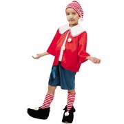 Карнавальный костюм для детей Пуговка Буратино в башмачках детский, 30 (116 см) фото
