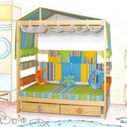 Кровать детская с балдахином "Пираты"