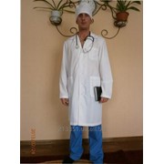 Медицинский халат Доктор Универсал сорочечная фото