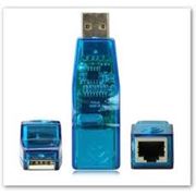 Переходники адаптеры конвертеры Адаптер (переходник) с USB на Lan RJ-45 10/100 (USB внешняя - сетевая карта)