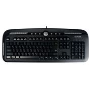 Клавиатура Delux DLK-8100U Офисная Мультимедийная USB Чёрно-Серый