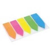 Индекс (Стики неоновые пластиковые) 5 цветов оптом фото