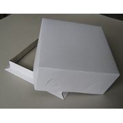Упаковка для тортов белая фото