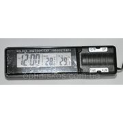 Внутренний и наружный термометр с часами VST-7065 фото