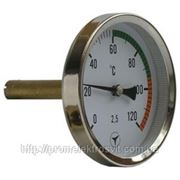 Термометр биметаллический ТБУ-63/100 осевой фото