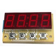 Часы электронные с двумя термометрами ЧТ-04 (ЧТ-056) фото