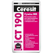 Смеси клеевые Ceresit CT 190 штукатурно-клеевая смесь для пенополистирольных и минеральных плит