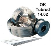Порошковые проволоки для полуавтоматической сварки легированных высокопрочных и теплоустойчивых сталей OK Tubrod 14.02