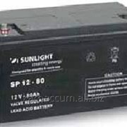 Аккумулятор 12 Вольт 80 Ач, Sunlight SP 12-80 фото