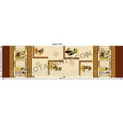 Ткань Версаче коричневая фотография