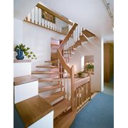 Лестница из дерева Design фотография