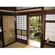 Двери в японском стиле фото