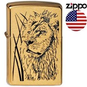Зажигалка Zippo 204B Proud Lion фотография