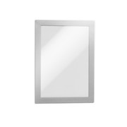 Самоклеящаяся информационная настенная магнитная рамка DURAFRAME А5 Серебряный фотография