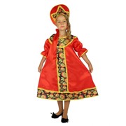 Карнавальный костюм для детей Вестифика Хохлома детский для девочки, 104-110 см