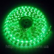 Светодиодная лента LED SMD 3528, 60шт/м, Зеленая, водонепроницаемая, 1 метр фотография