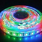 Светодиодная лента, светодиоды - SMD 5050, 60шт./м, водопроницаемая, RGB фотография