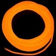 Холодный неон 3 поколение, 5,0 мм - оранжевый фотография