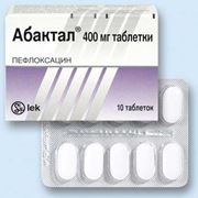 Антибактериальные средства Абактал 400 мг №10 табл.