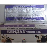 Средства противогельминтные производства Индия Бендаз плюс 535 (Bendazplus 535) - антгельминтный препарат 535 таб фотография