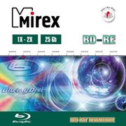 Оптический носитель информации BD-RE Mirex 25 Гб 2x Jewel case BD-RE Оптический носитель информации