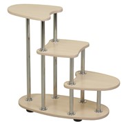 Полка для цветов Фифа 770х300х670 Дуб выбеленный фото