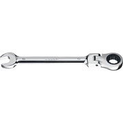 ЗУБР Комбинированный гаечный ключ ЗУБР трещоточный шарнирный 13 мм, 27101-13