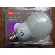 Энергосберегающая LED лампа SENCYS ( Шар ) 1W