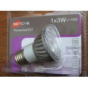 Энергосберегающая LED лампа SENCYS с алюм. радиатором(Е27-4000К)