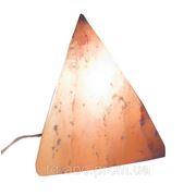 Соляная лампа “Пирамида“ S-037 из гималайской соли, 18х18х18см (24 663) фото