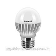 LED лампа Maxus G45 4W(350lm) 4100K 220V E27 AL