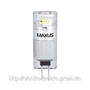 LED лампа Maxus G4 1W(100lm) 3000K 12V G4 CR