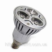 Светодиодная лампа E14 цоколь 3W лед лампочка LED фото