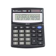 Калькулятор бухгалтерский 10- ти разрядный. Размеры: 100 х 125 х 15 мм