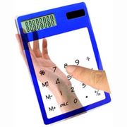 Сенсорный прозрачный калькулятор фото