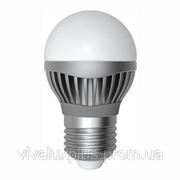 Лампа светодиодная шар 5W E27 2700K алюминиевый корпус.