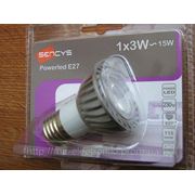 Энергосберегающая LED лампа SENCYS с алюм. радиатором(Е27-2700К) фото