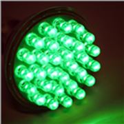 Светодиодная Лампа LED MR16 230V Green 20leds G5,3 фотография