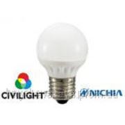 Светодиодная лампа Е27 G45 W2P25V4 ceramic Код: 4221