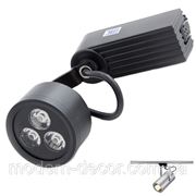 LED светильник 3W (чёрный) фото