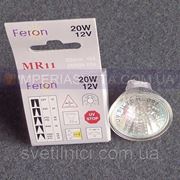 Галогенная FERON со стеклом - MR 11 12V 20W / фото
