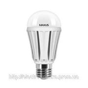 LED лампа Maxus A60 12W(1100lm) 4100K 220V E27 AL